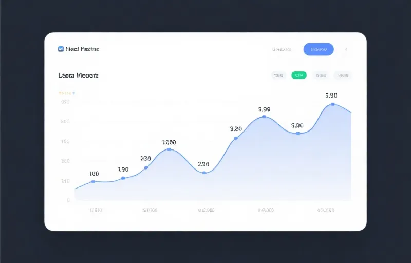 折线趋势示意图