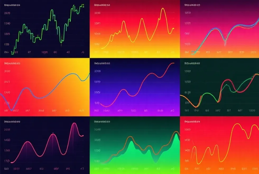 图形库示例：折线与热力图