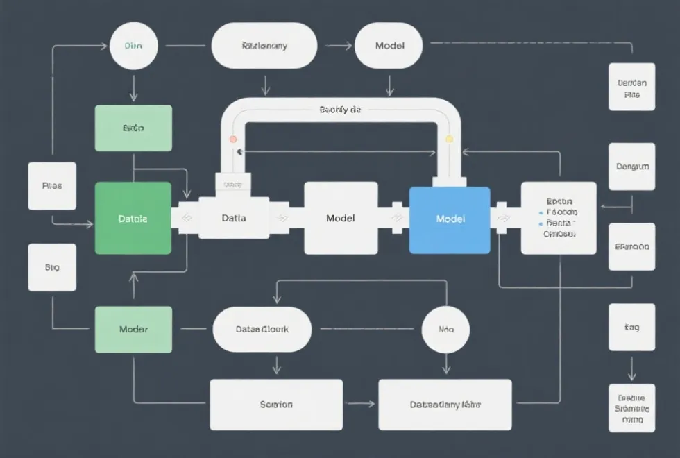 模型流程与数据管线示意图
